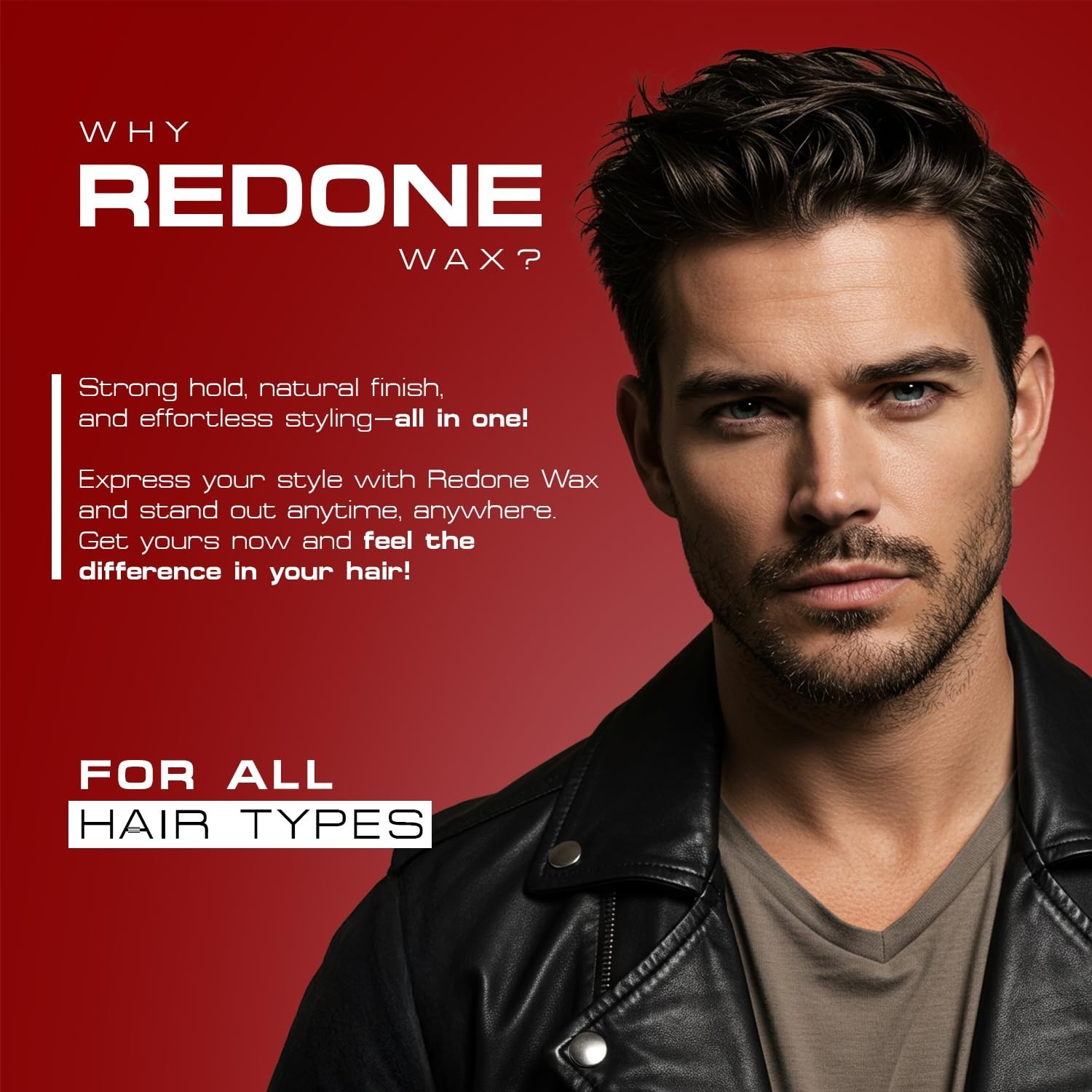 RedOne Red Aqua Hair Gel Wax Full Force 150 ml (5 fl oz) Strawberry Scent