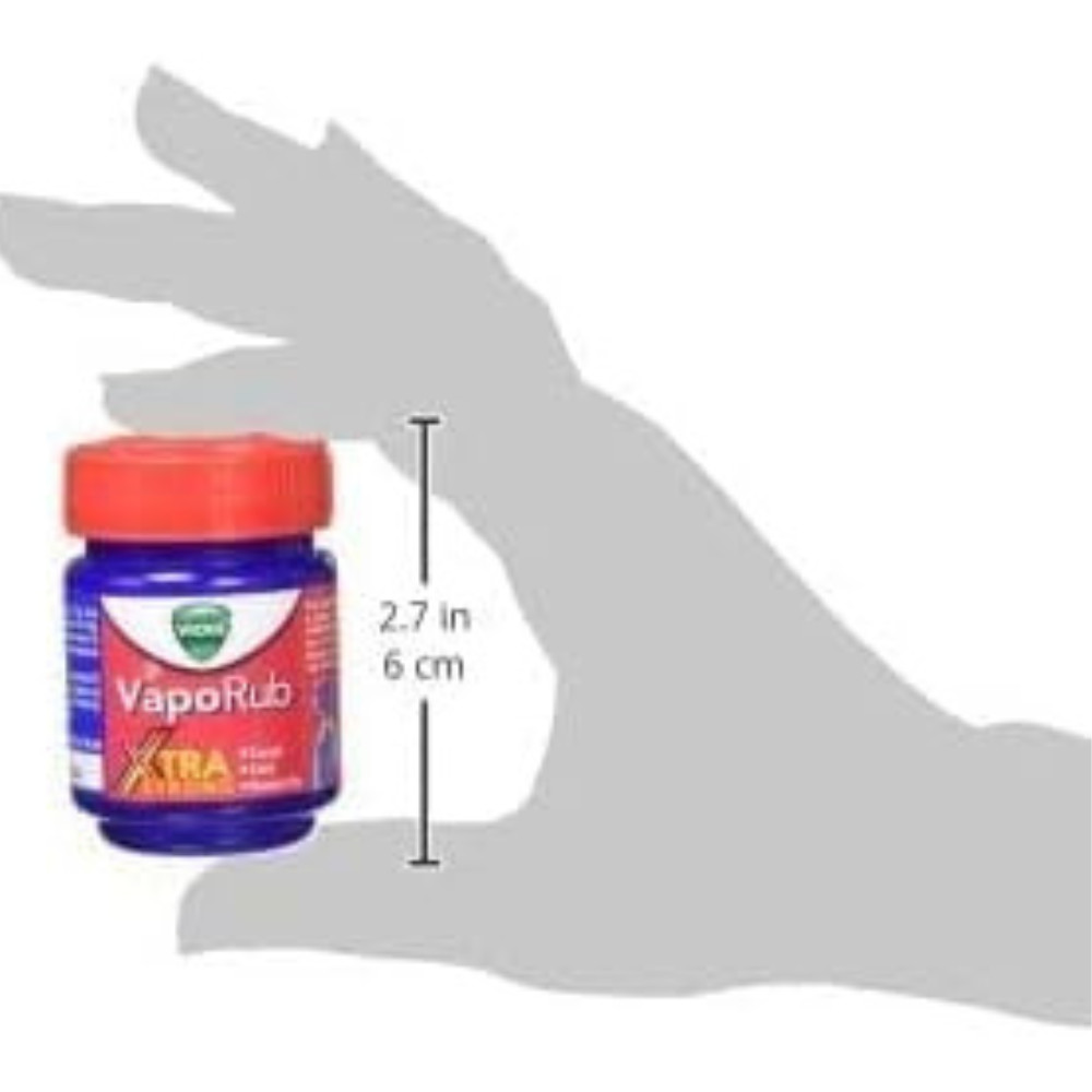 Vicks VapoRub Xtra Strong Balm Cold Cough Headache Relief 50ml &10ml Travel size