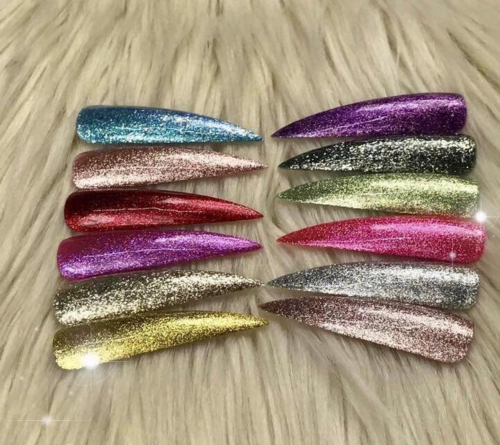 Wave Gel Glitter Soak Off gel polish Pick Your Color T1-T12 O1-O6 (0.5 oz/15ml)