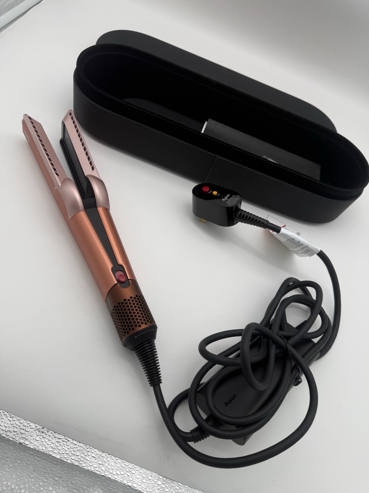 DYSON AIRSTRAIT Straightener Amber Silk Wet to Dry Hair Straightener
