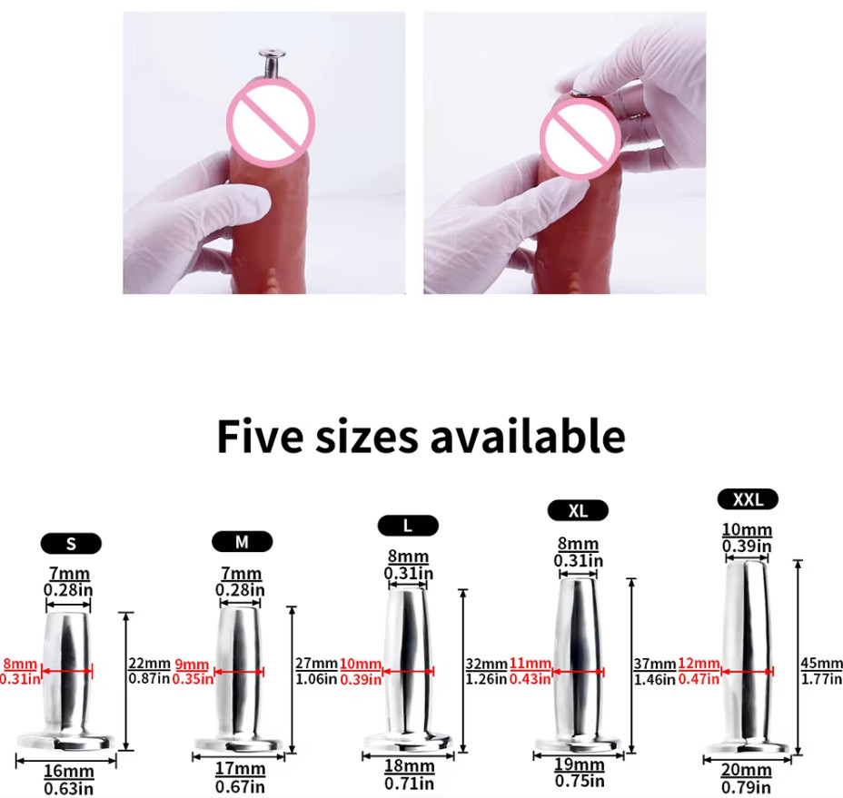 Stainless Steel Dilator Sounding Urethral Stretching Penis Hollow Training Plug