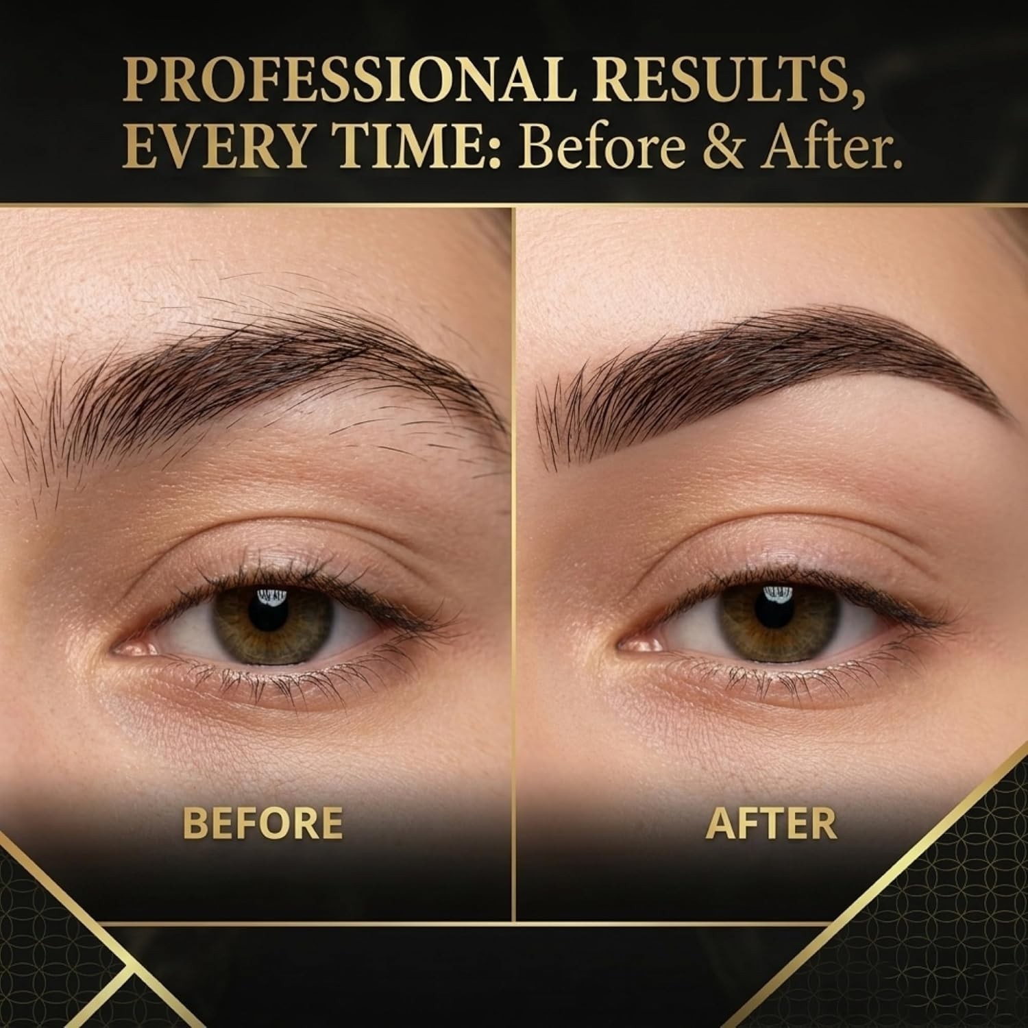 Professional Tweezers Set for Eyebrows Facial Hair Stainless Steel