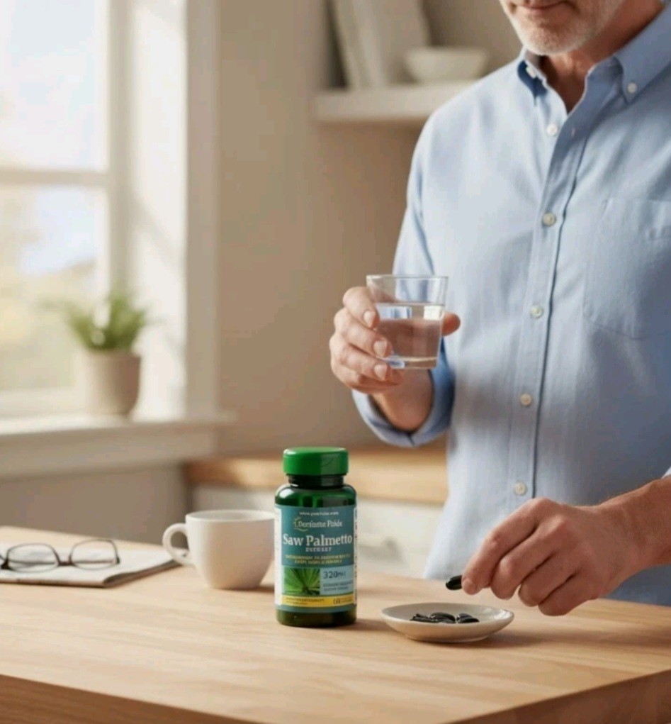 Puritan’s Pride Saw Palmetto 320mg Prostate Health 60 Softgels Exp 06/29