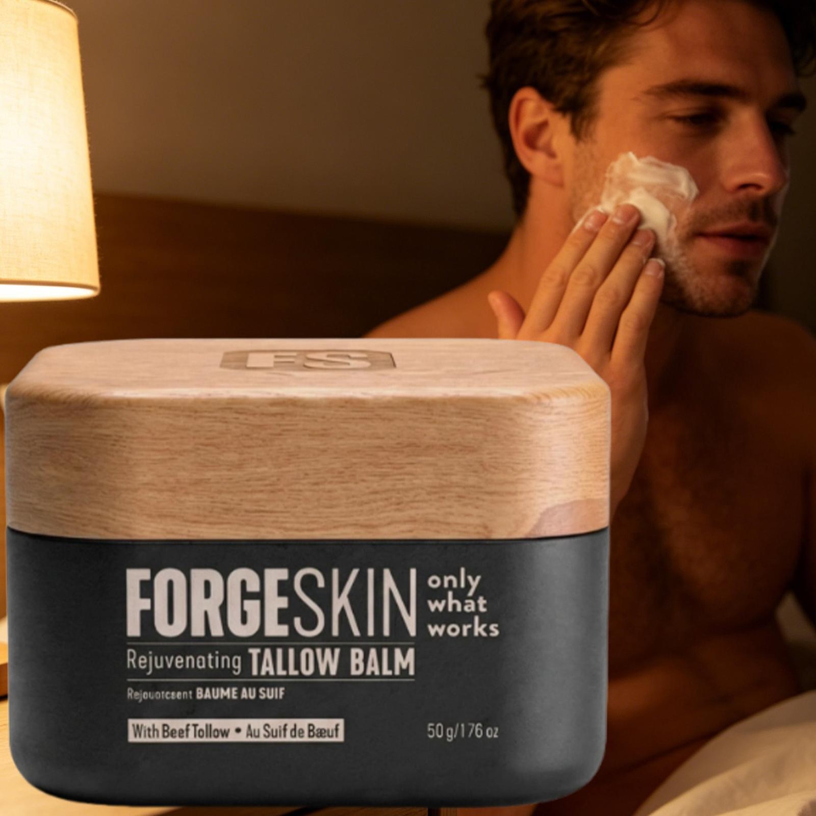 Forge Skin Men’s Beef Tallow Face Balm Cream 50g New Formula Free Shipping