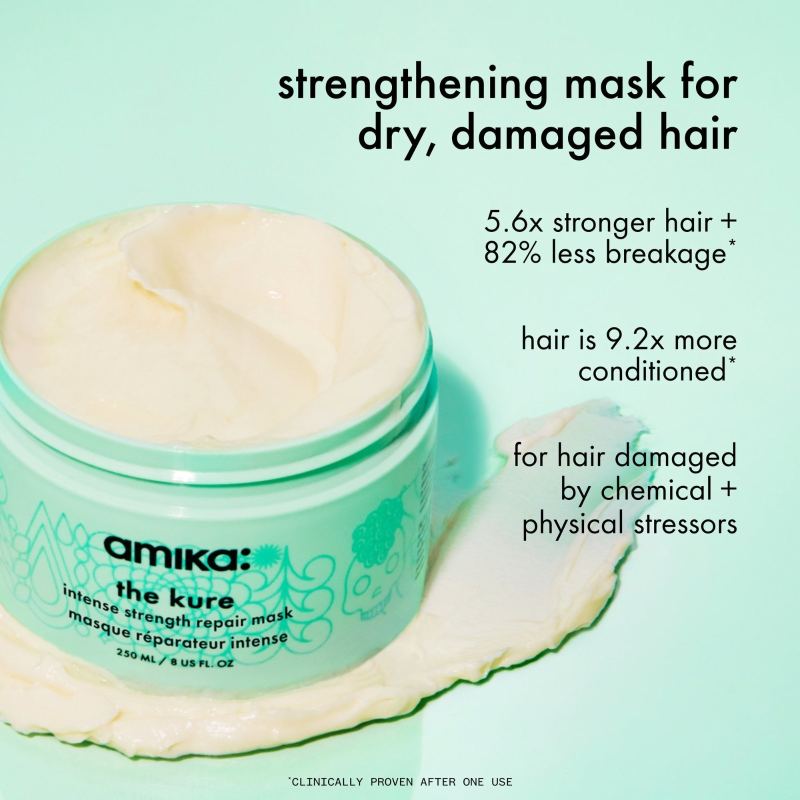 Amika The Kure – Intense Repair Mask 16 oz 31054101 Fast Ship