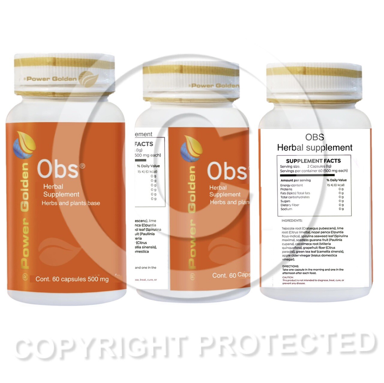 Power Golden OBS Hilat Night GRSS Combo 3 Pack Weight Loss Herbal Supplements