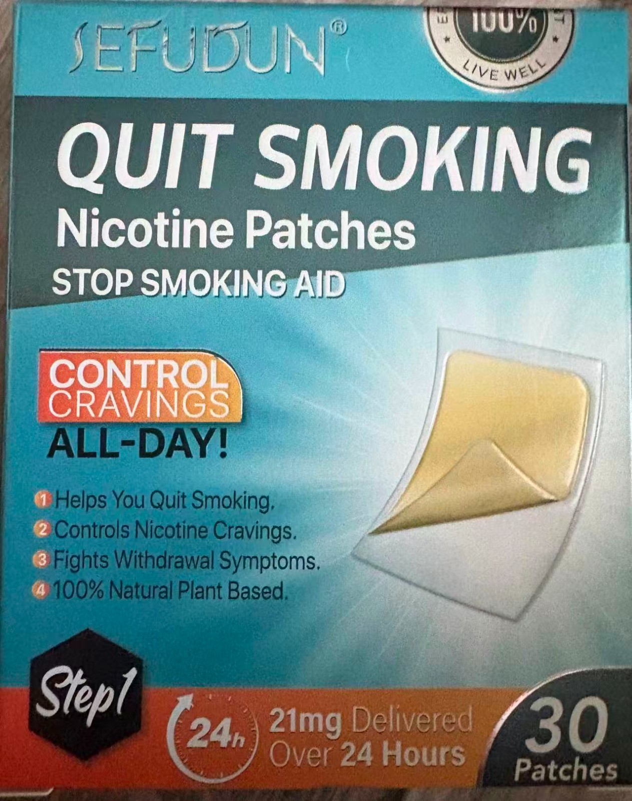 150 patches Quit Smoking Patches, 21mg Stop Smoking Aids Patches Step 1