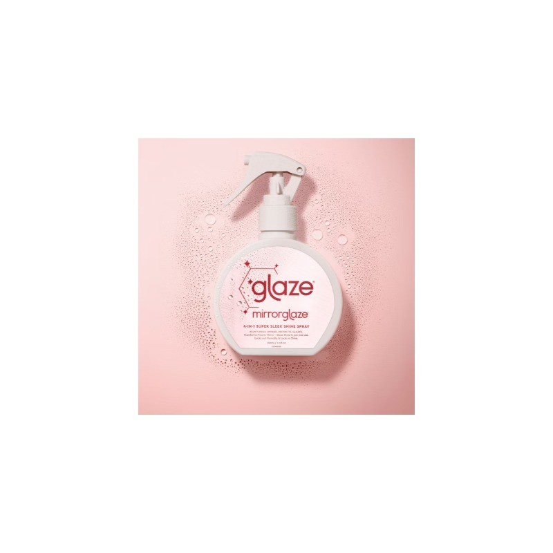 Glaze MirrorGlaze 4-in-1 Super Sleek Anti-Frizz Shine Spray Protector 6.4 fl oz