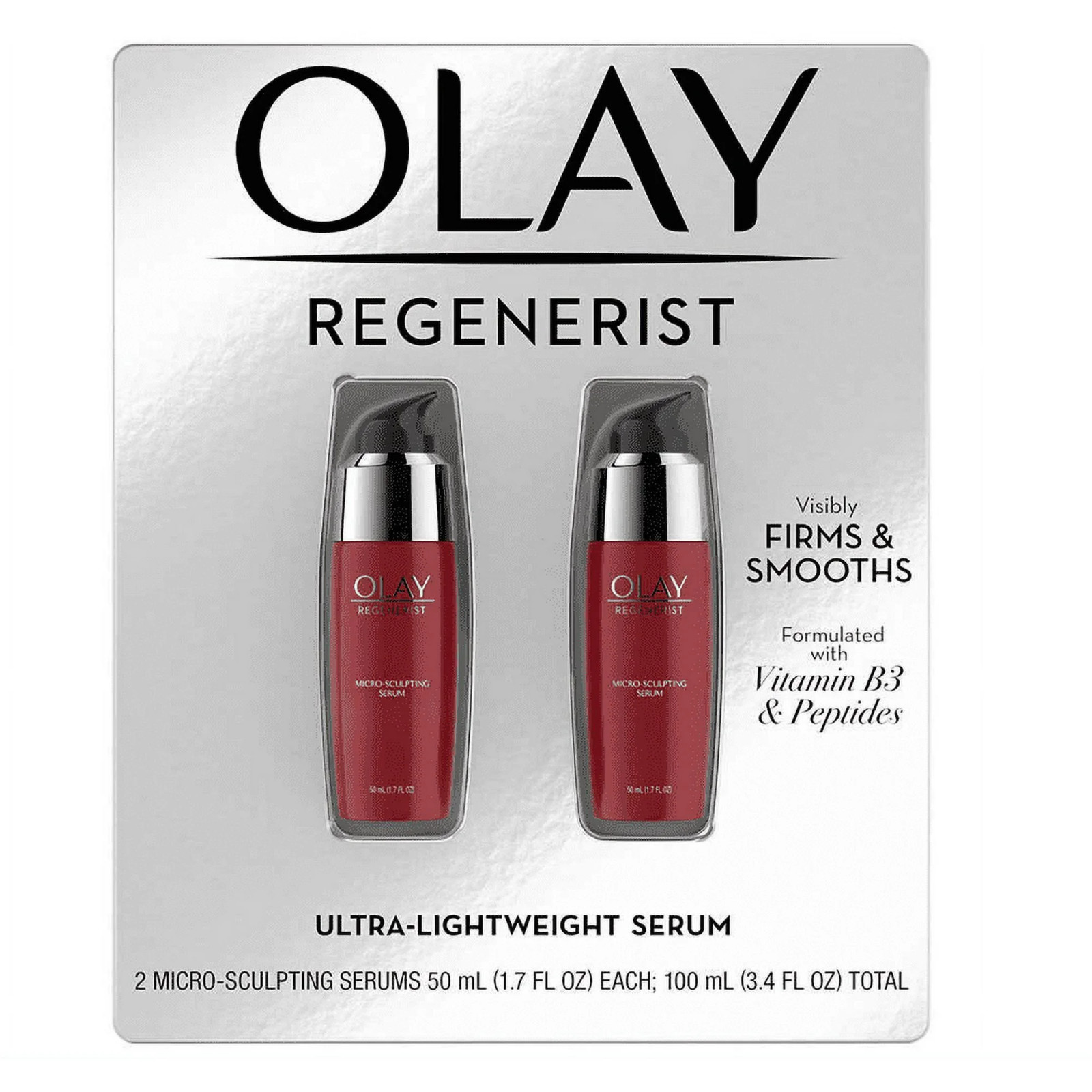 Best Deal – Olay Regenerist Micro-Sculpting Serum- 2 Pack – 3.4 oz 100 mL Total