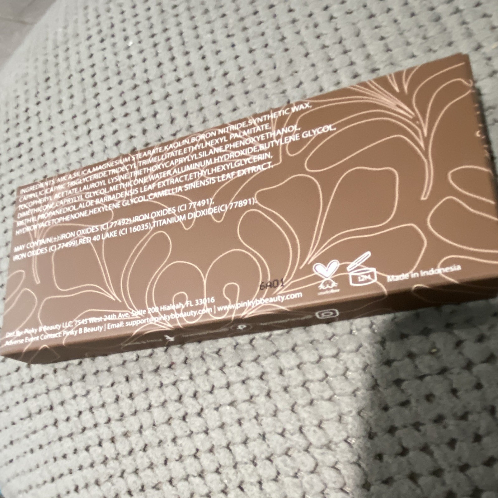 Pinky B Beauty Hot Commodity Bronzer Palette Matte Pressed Powder Cruelty-Free