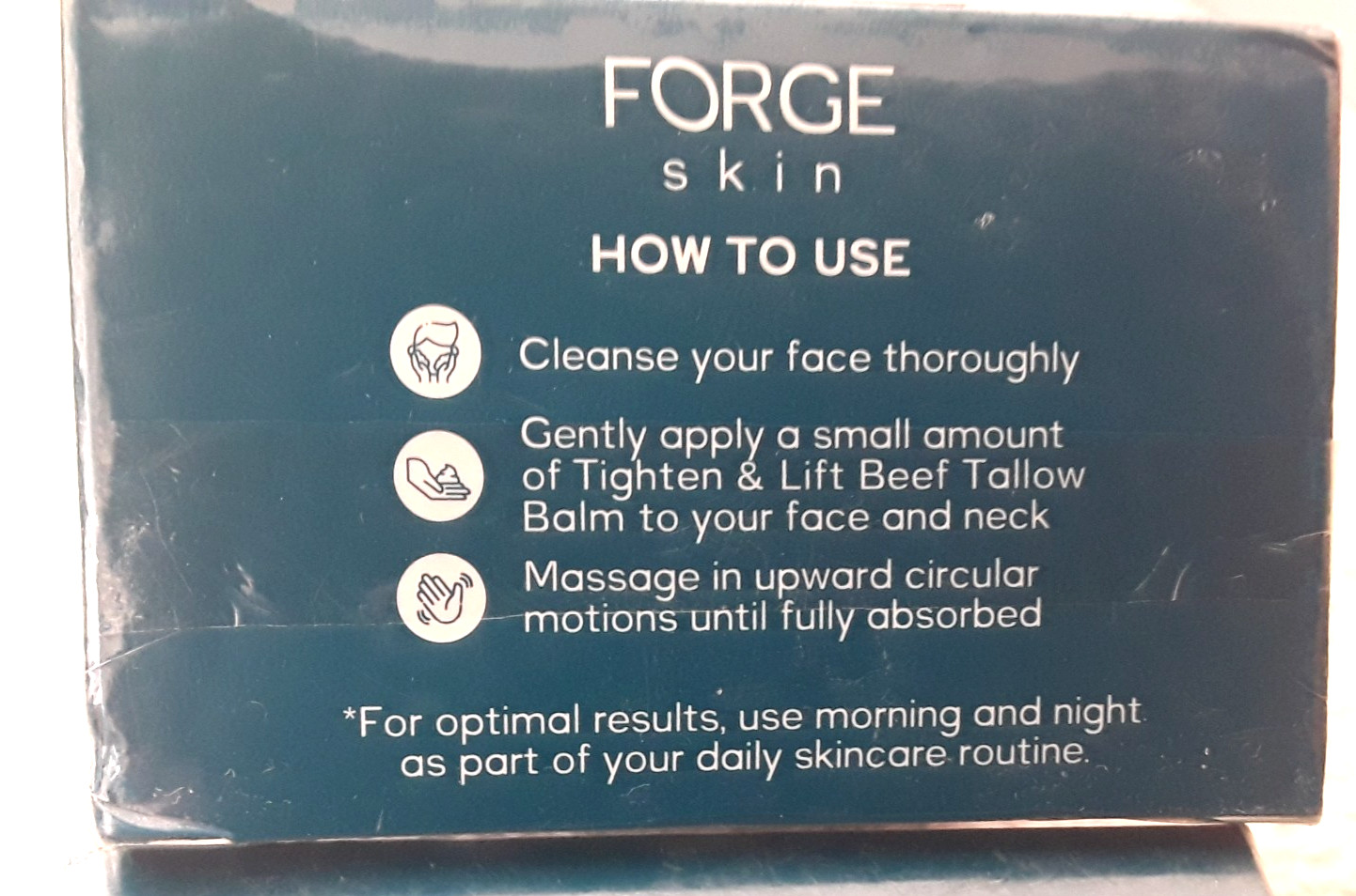 Forge Skin Women Tighten Lift Beef Tallow Balm Face Neck 2-Pack