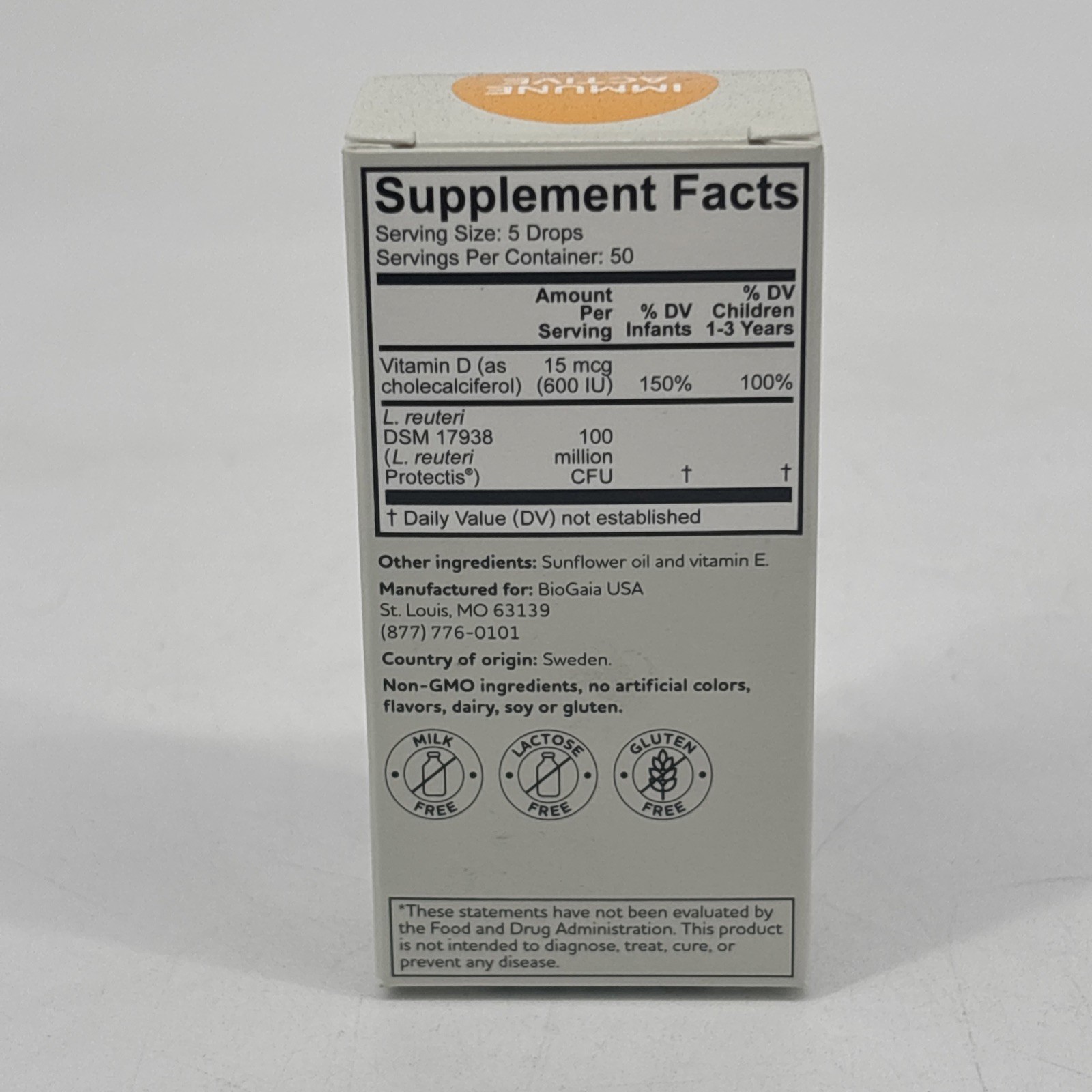 Baby Protectis Drops, Immune Active, 0-36 Months, 0.34 fl oz (10 ml)