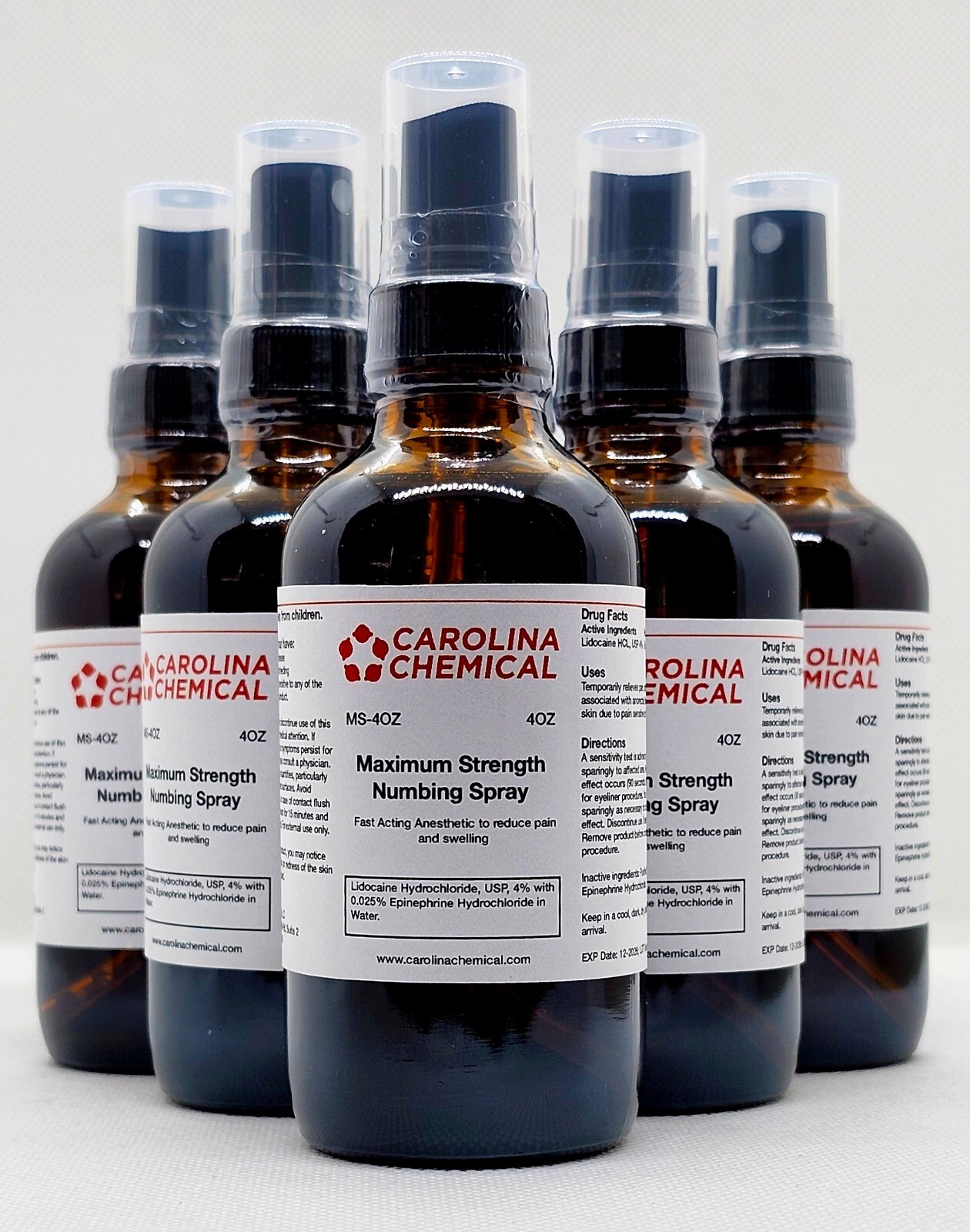 6PK Lidocaine maximum strength numbing spray(like Vasocaine)