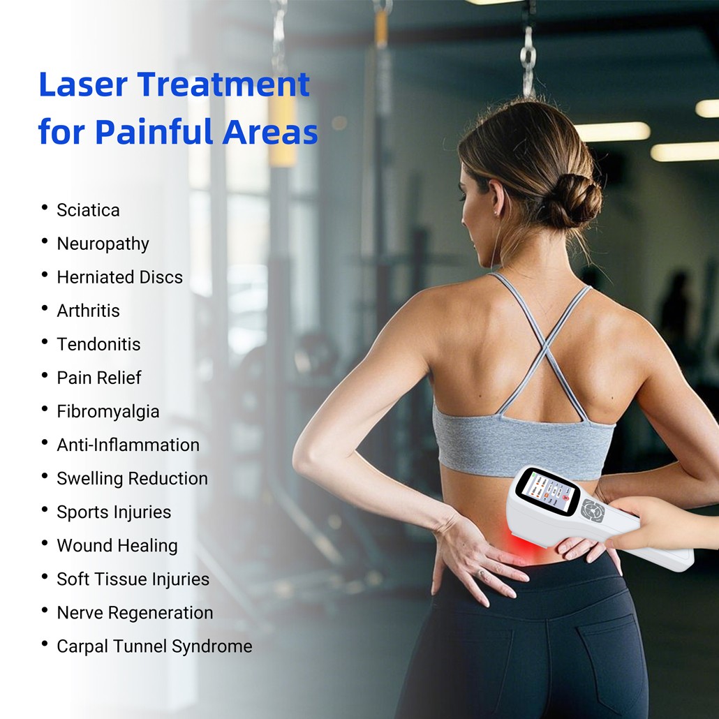 2500mW Cold Laser Therapy Device for Joints Muscle Pain Relief 650/808/905/980nm