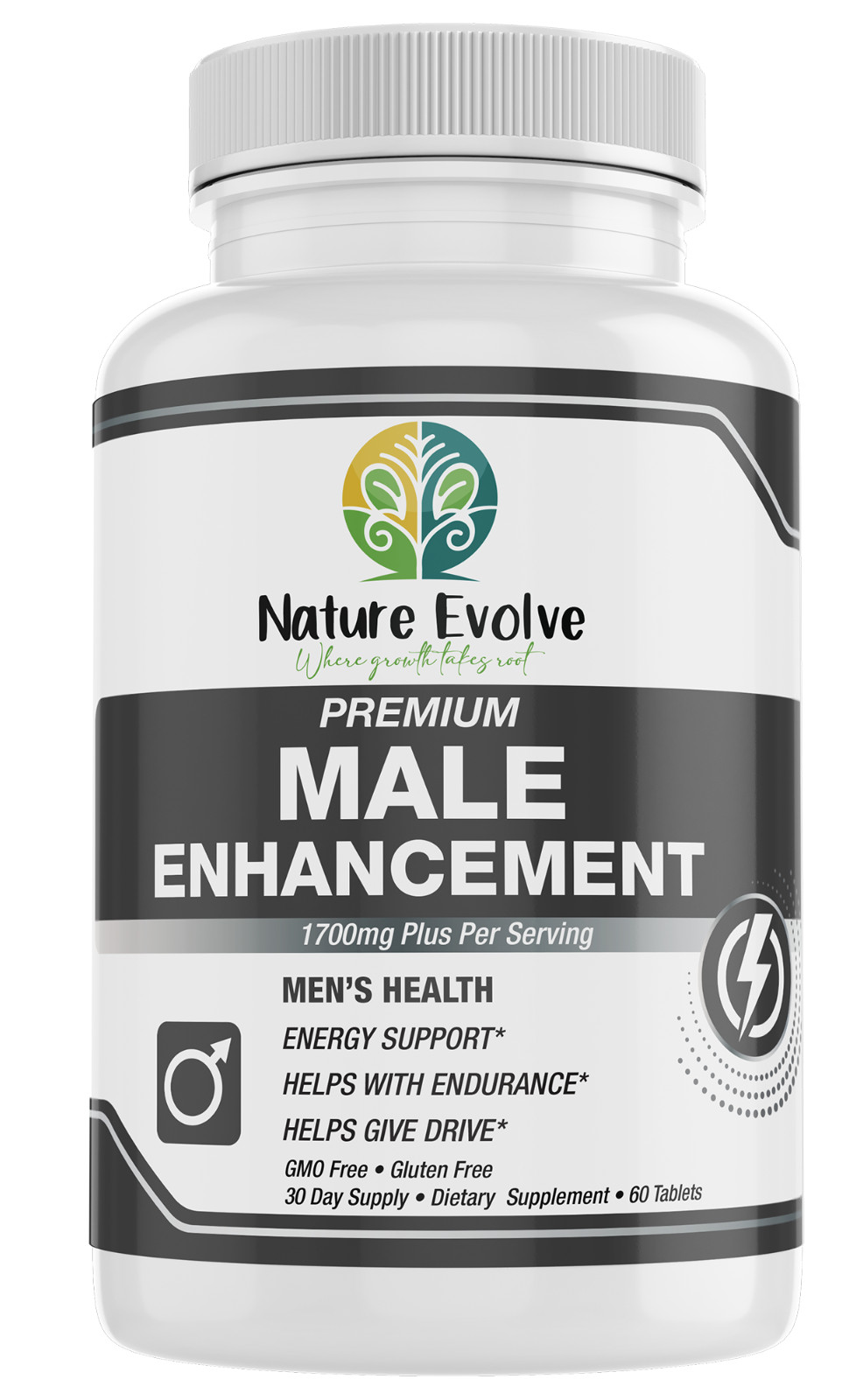 Nature Evolve Premium Male Enhancement 1700mg+ Per Serving | 60 Tablets
