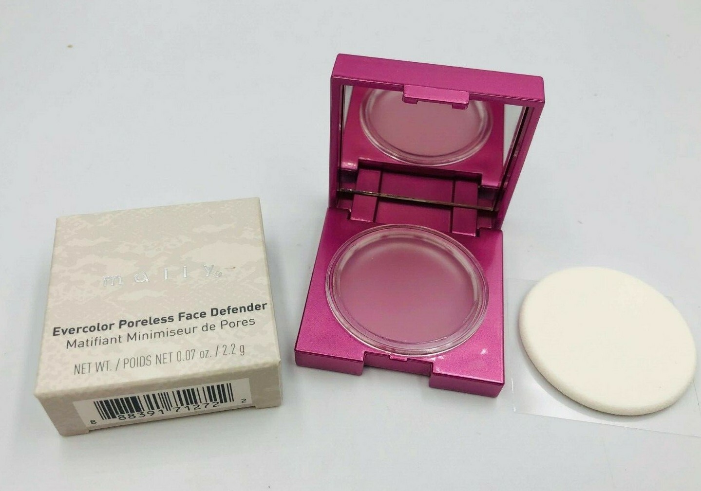 Mally Evercolor Poreless Face Defender Sponge Travel size .07 oz 2.2 g New