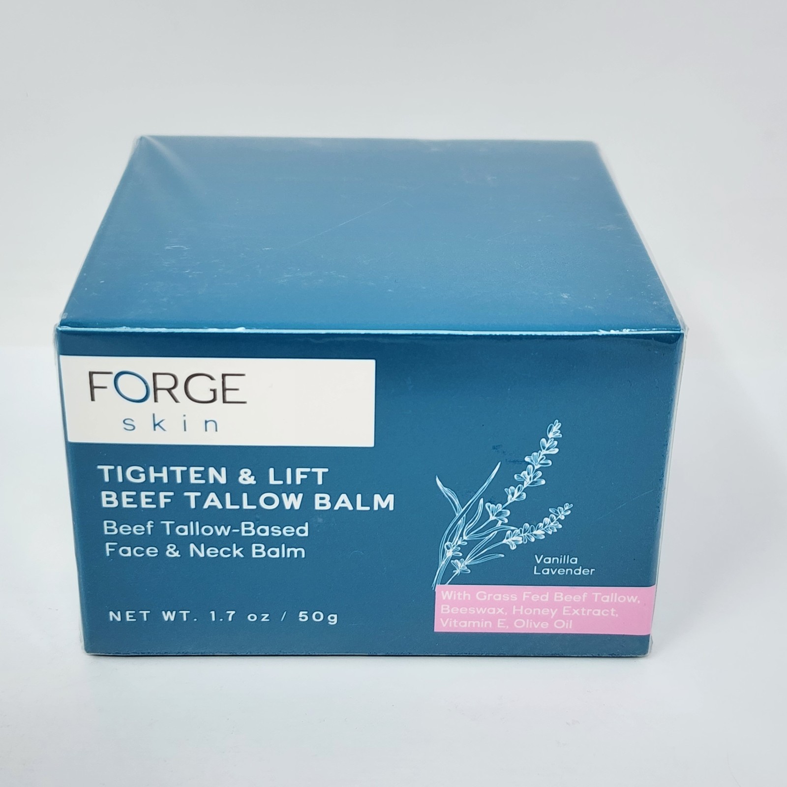 Forge Skin Women Tighten & Lift Beef Tallow Balm Moisturizer Face & Neck 1.7 oz