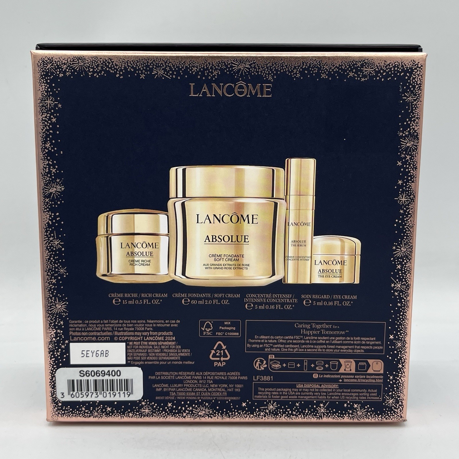 Lancome Best of Absolue Skincare Gift Set New In Box Authentic *See Details*
