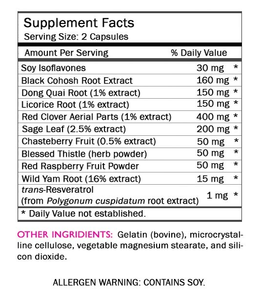 Serene Balance Complex – MENOPAUSE SUPPORT – Soft Rhythm Mix 3 Bottle 180 Caps