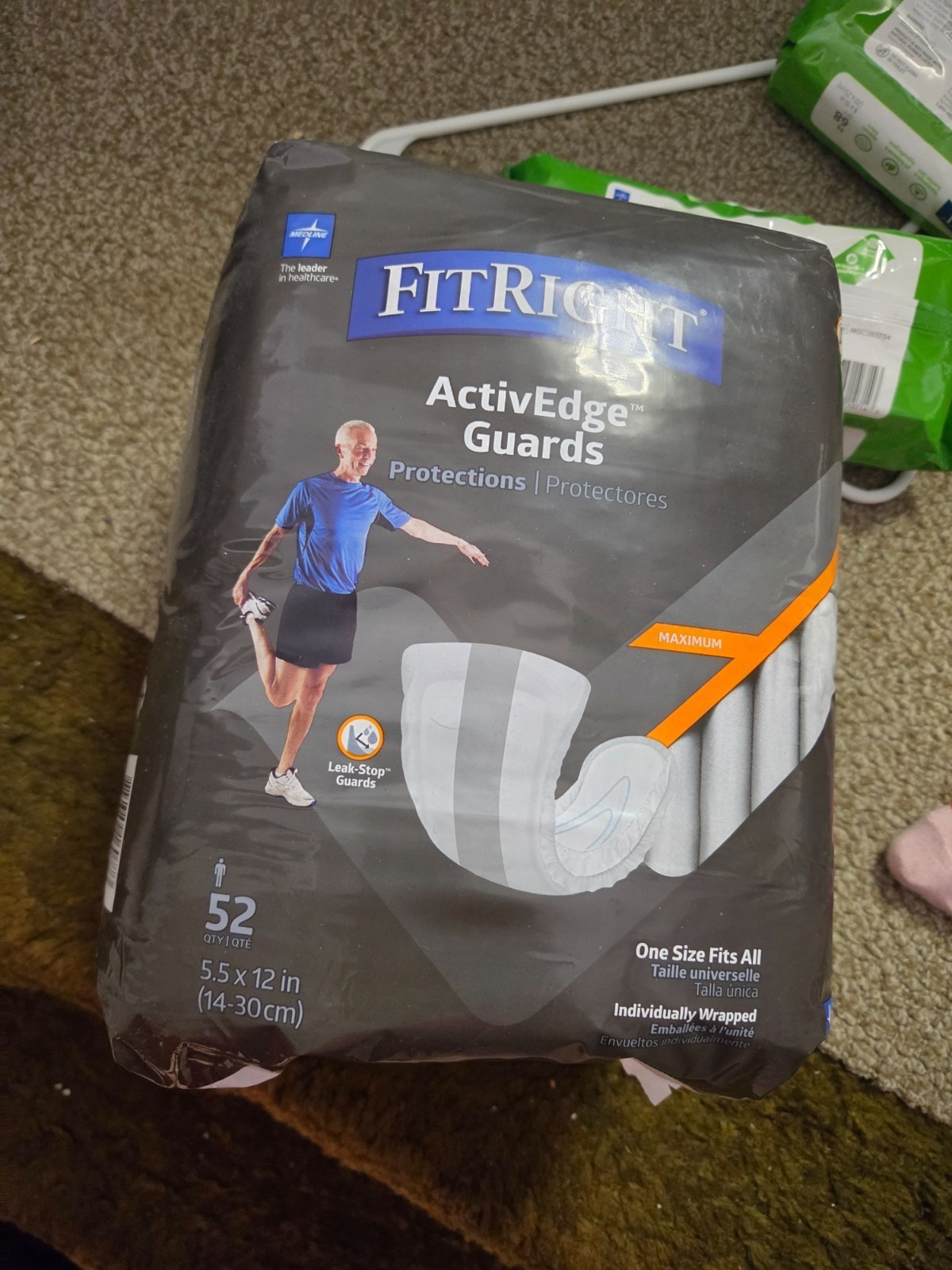 Assorted LOT of 12 Adult Absorbent Underwear– Size Large (Men’s)