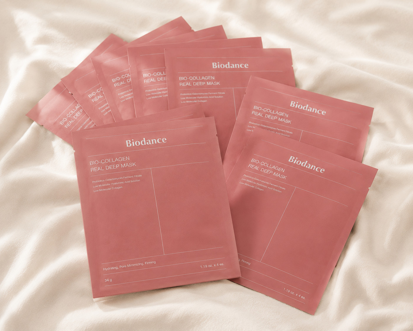 K-Beauty REJURAN PDRN 27ml x5 + Biodance Collagen 34g x4 Sheet Mask Set