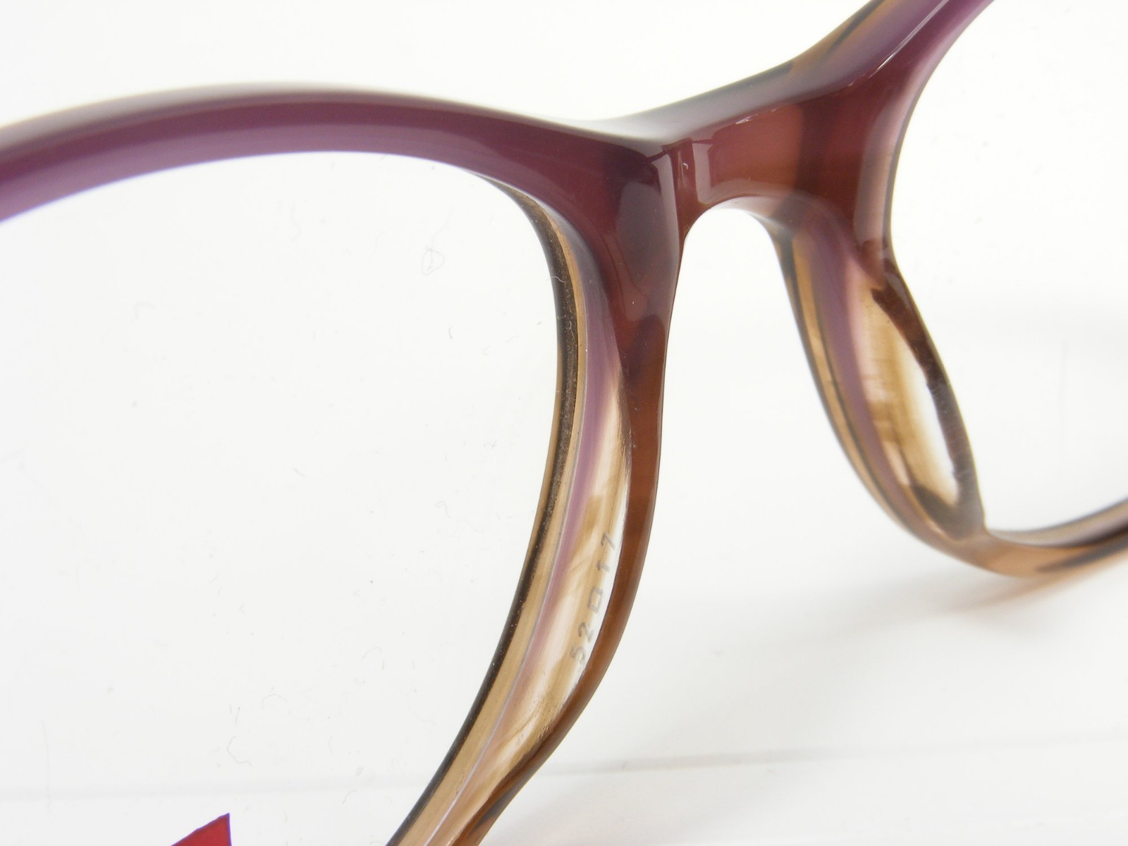 Levi’s LS2033 1122 Transparent Gradient Purple /Brown Eyeglasses Frame 52-17-135
