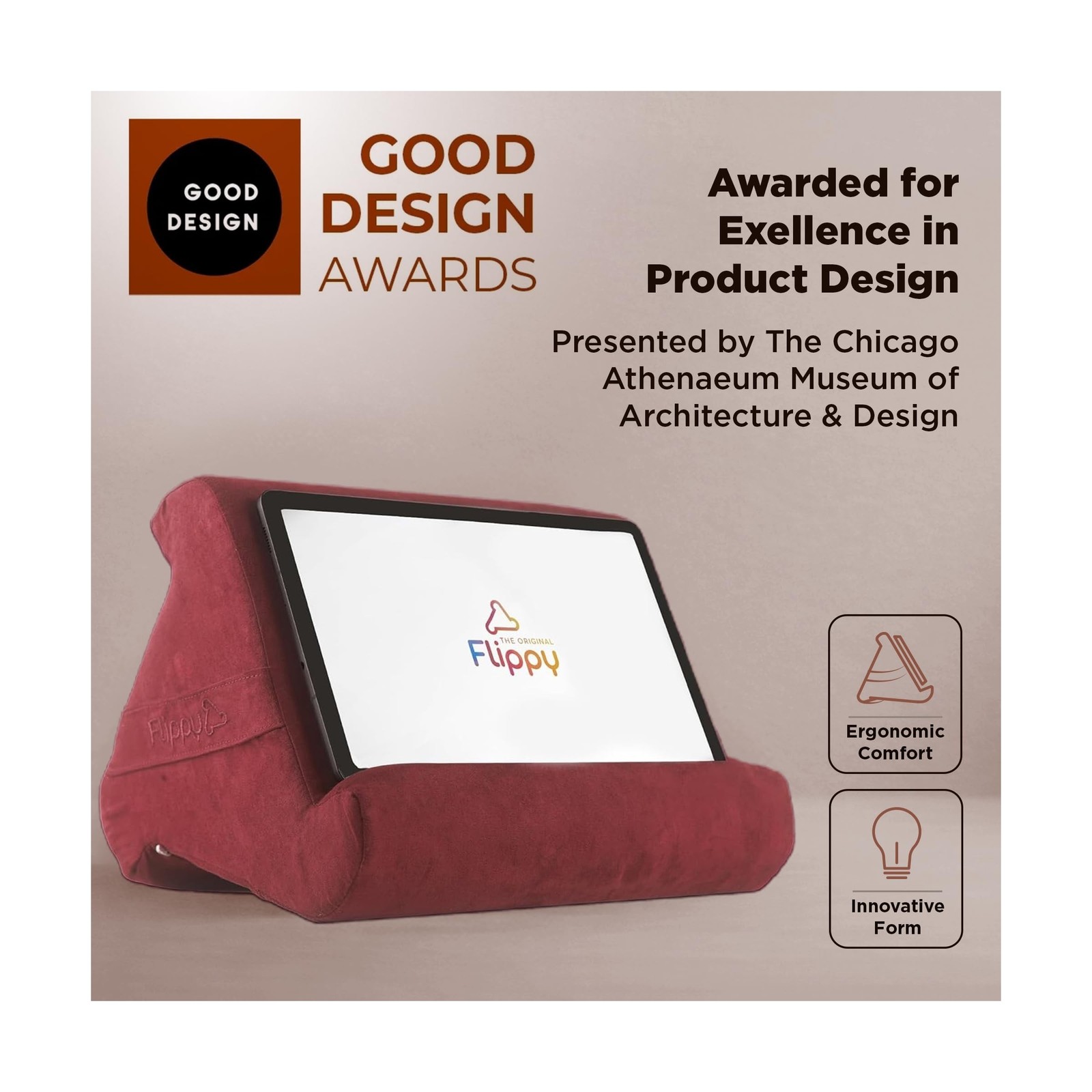 Flippy Original Tablet Pillow Stand & iPad Holder, Gift for Boo… FAST USA SHIP