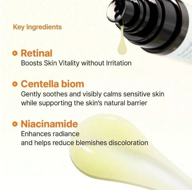 MEDITHERAPY Retinal Skin Booster Serum Beginner-Friendly, Anti-Aging 5.07Fl oz