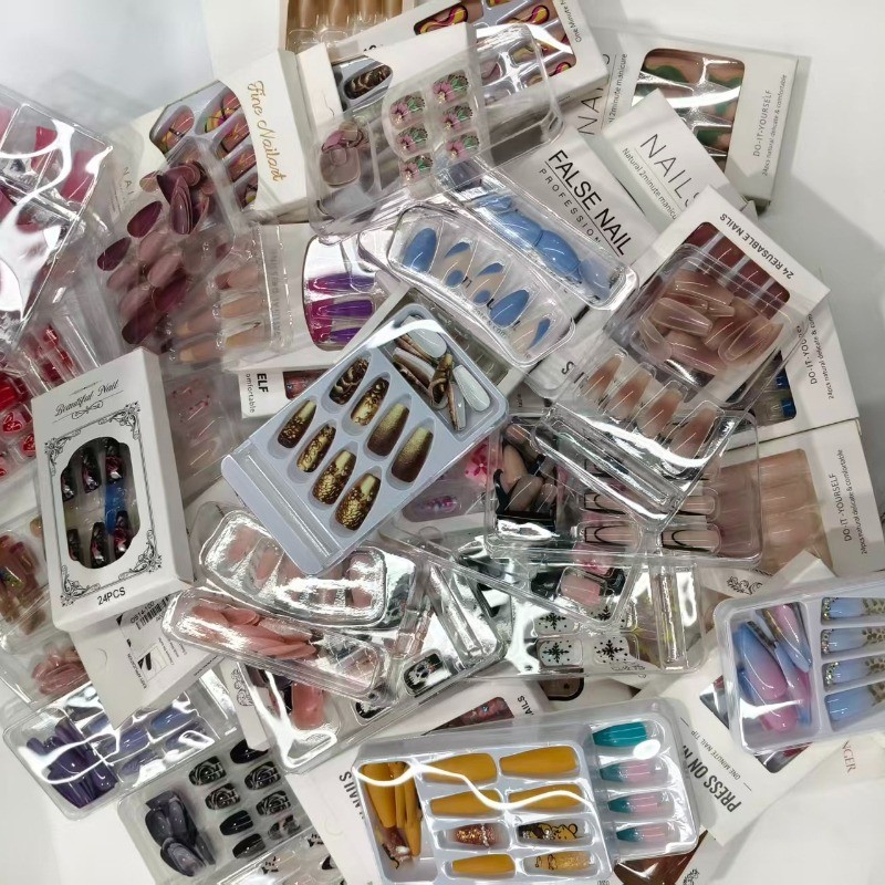 216 Mixed Random Sparkling Diamond Cat Eye Fine Sparkling Fake Nail Art Pieces