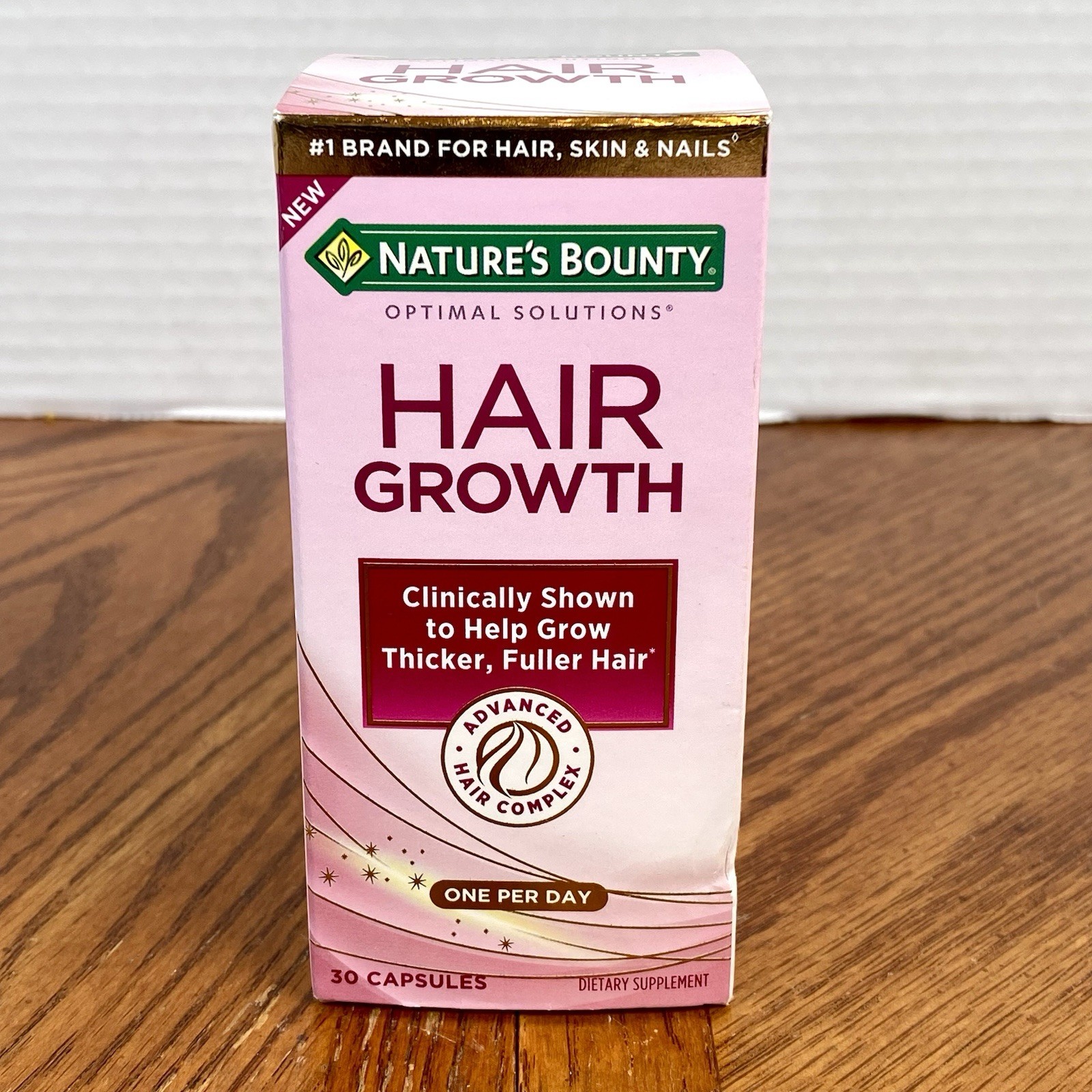 Nature’s Bounty ~ Hair Growth Supplement ~ 30 Capsules ~ Exp 01/2027