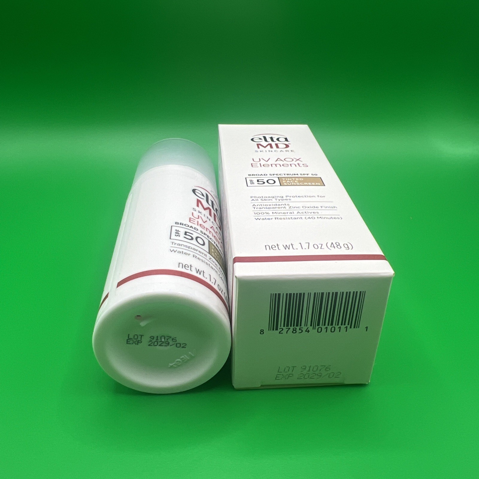 Elta MD UV AOX Elements Broad Spectrum SPF 50 TINTED** EXP 02-2029