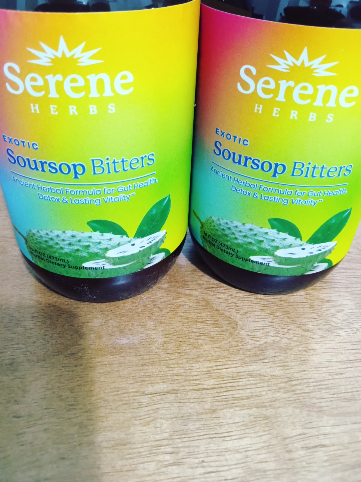 Serene Herbs Exotic Soursop Bitters (2 Units ,🍊🍊⭐⭐⭐⭐ Exotic Health NEW