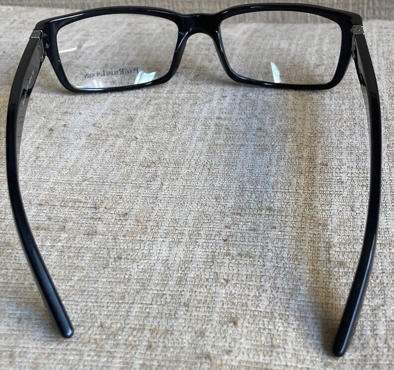 RALPH LAUREN POLO 2033 5001 Shiny Black Full Acetate Frame Men’s Eyeglasses 140