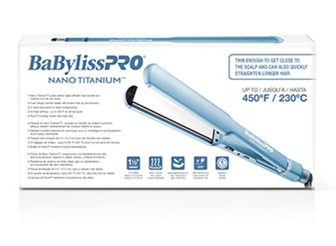 BaBylissPRO Nano Titanium 1½ ” Ultra-Thin Flat Iron | BNT4073TUC