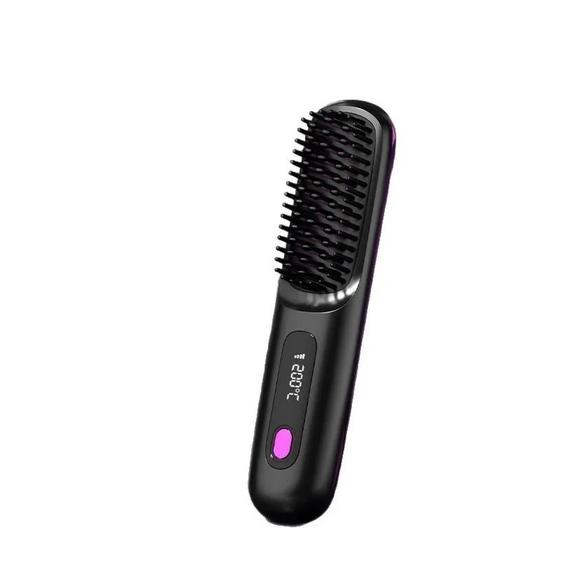 Hot Cordless Rechargeable Mini Hair Straightener – Go Brush Pro Numoya Wand