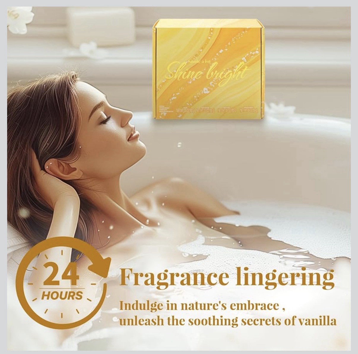 Yellow Self-Care Bath Gift Set