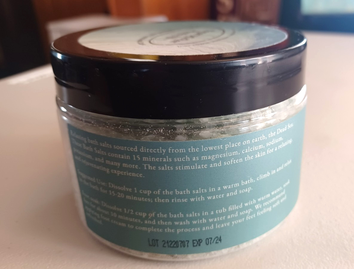 Yonat Midbar Dead Sea Bath Salt 400 Grams Made in Israel