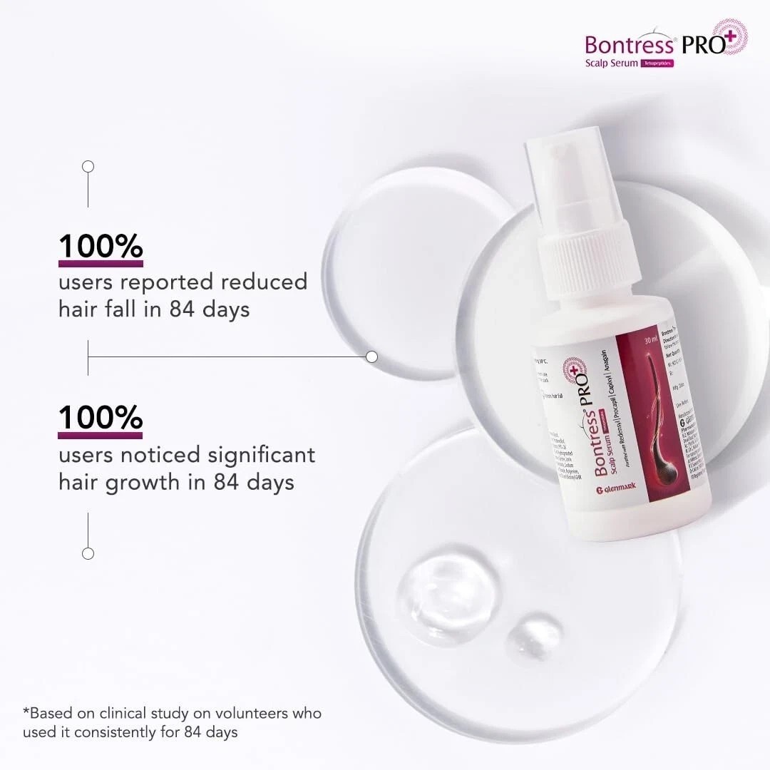 Bontress PRO+ Scalp Serum with Redensyl Anagain for Hair Growth & Hair Fall 30ml