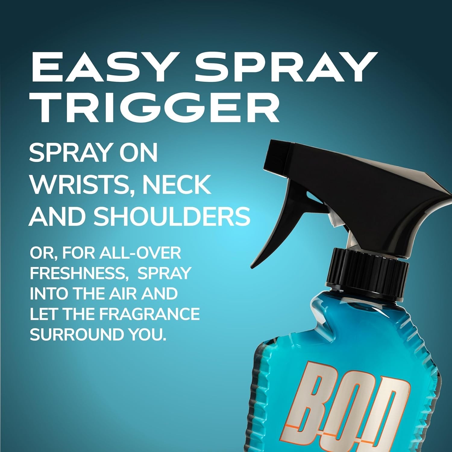 BOD man Fragrance Body Spray, Fresh Blue Musk, 8 fl oz Each (3 Pack)