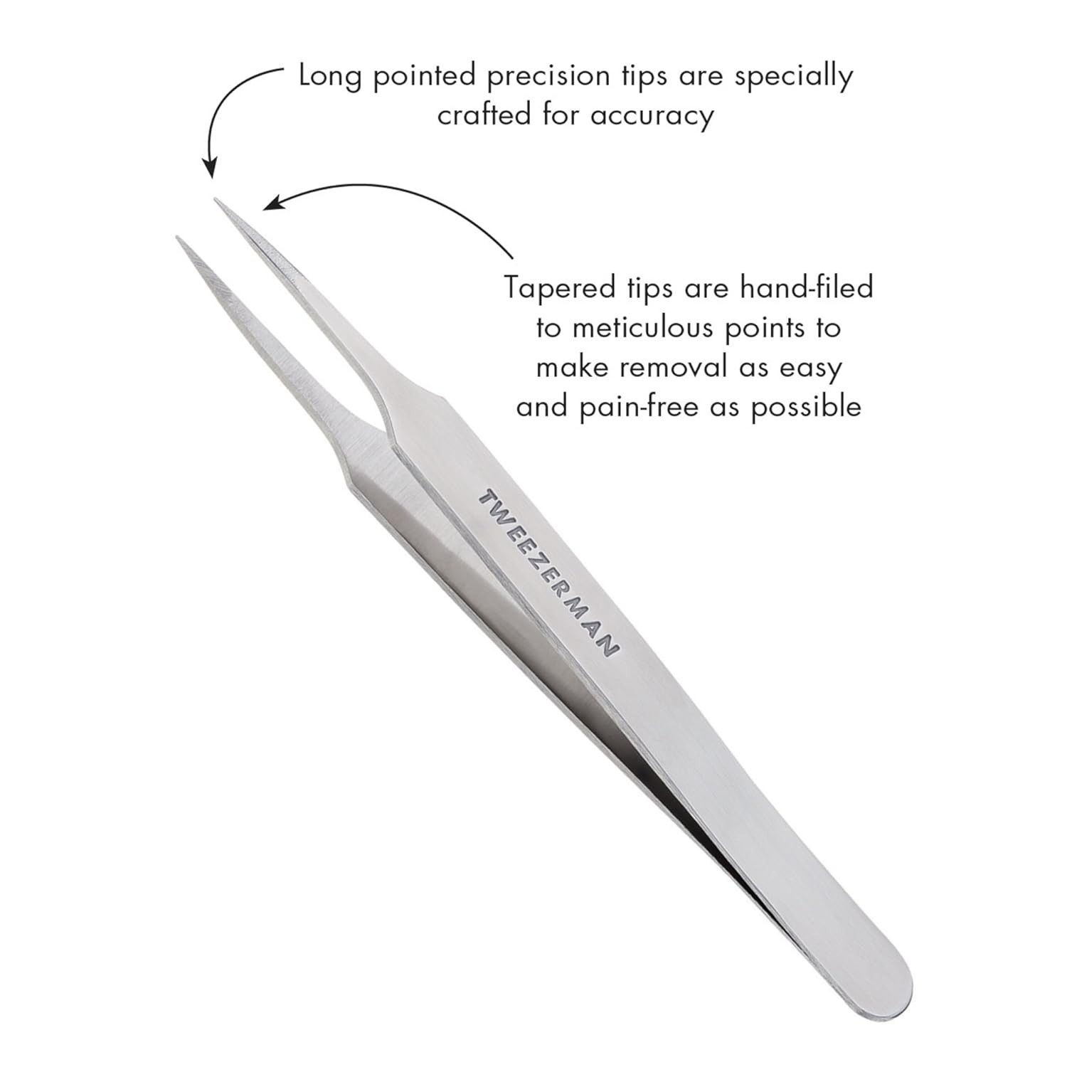 Tweezerman Stainless Steel Ingrown Hair Splintertweeze for Women and Men