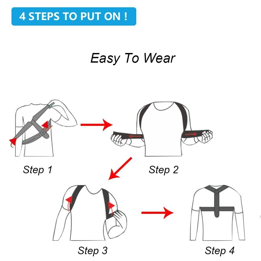 Back Posture Correction Belt Hunch back Corrector Adult Men and Women