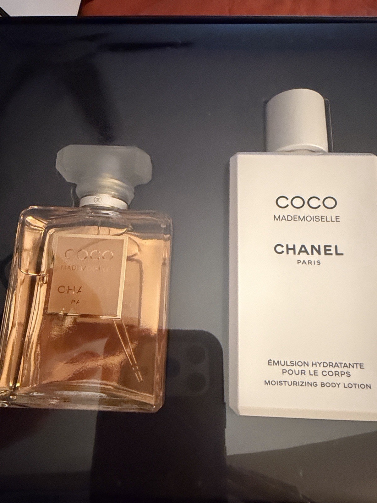 CHANEL Coco Mademoiselle Gift Set 3.4 fl oz parfum Spray + 6.8 oz Body Lotion
