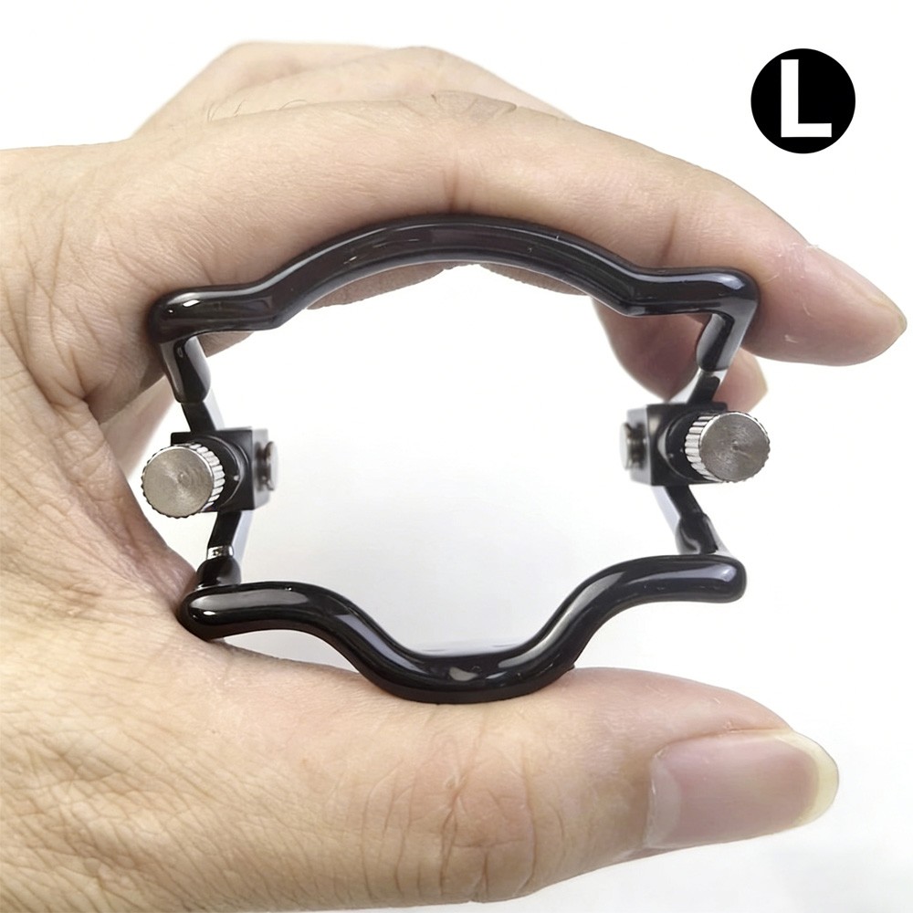 BDSM Stainless Steel Adjustable Mouth Plug Restraint Blowjob Gag Mouth Bondage