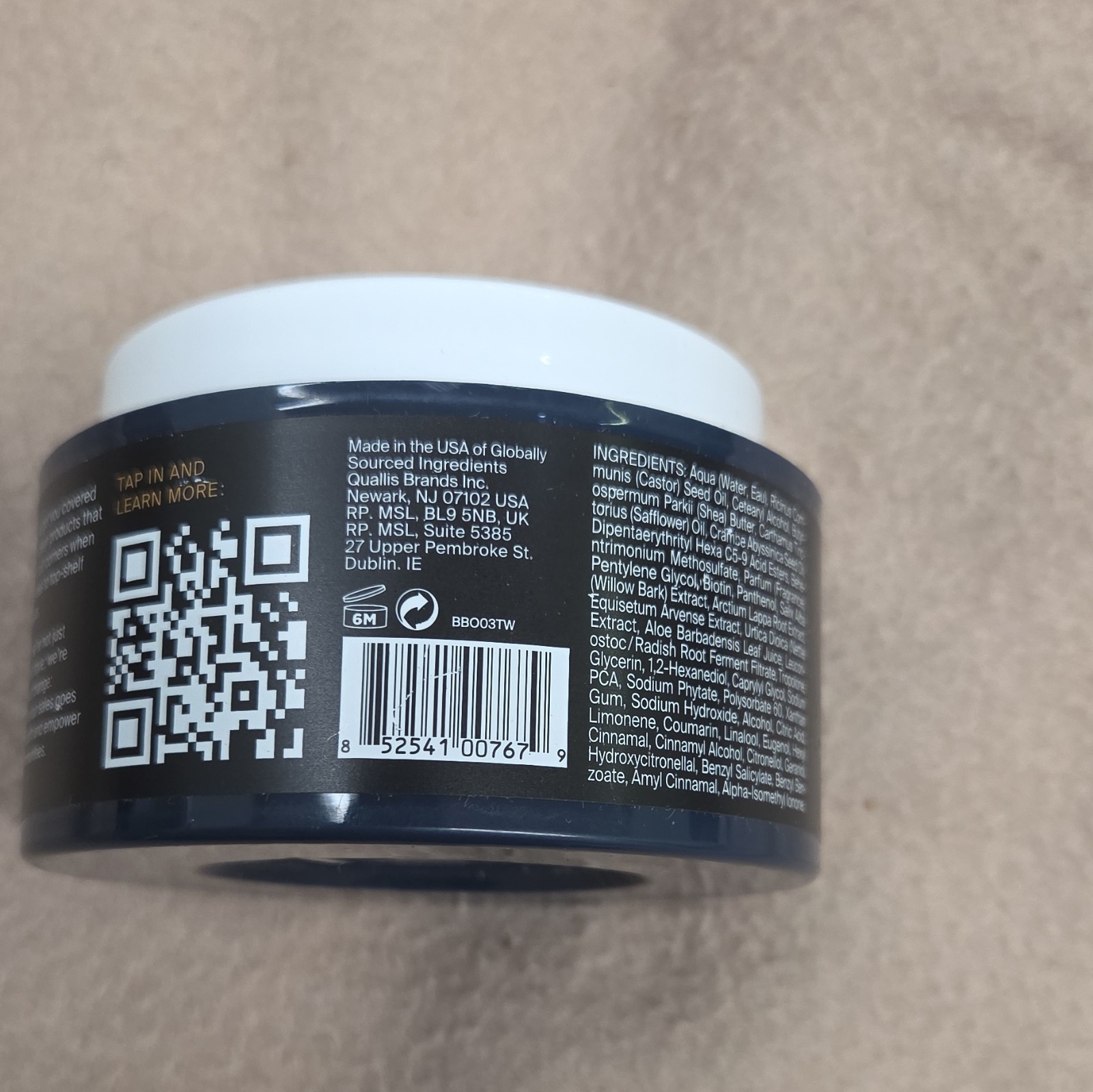 Scotch Porter Beard Balm Warm Spice & Musk Anti-Frizz 3 fl oz (88 mL)
