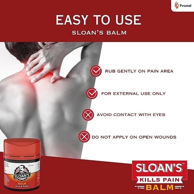Sloan’s Balm | Kills Severe Pain | 20gm Power of Ayurveda with 5 Herbal Oils