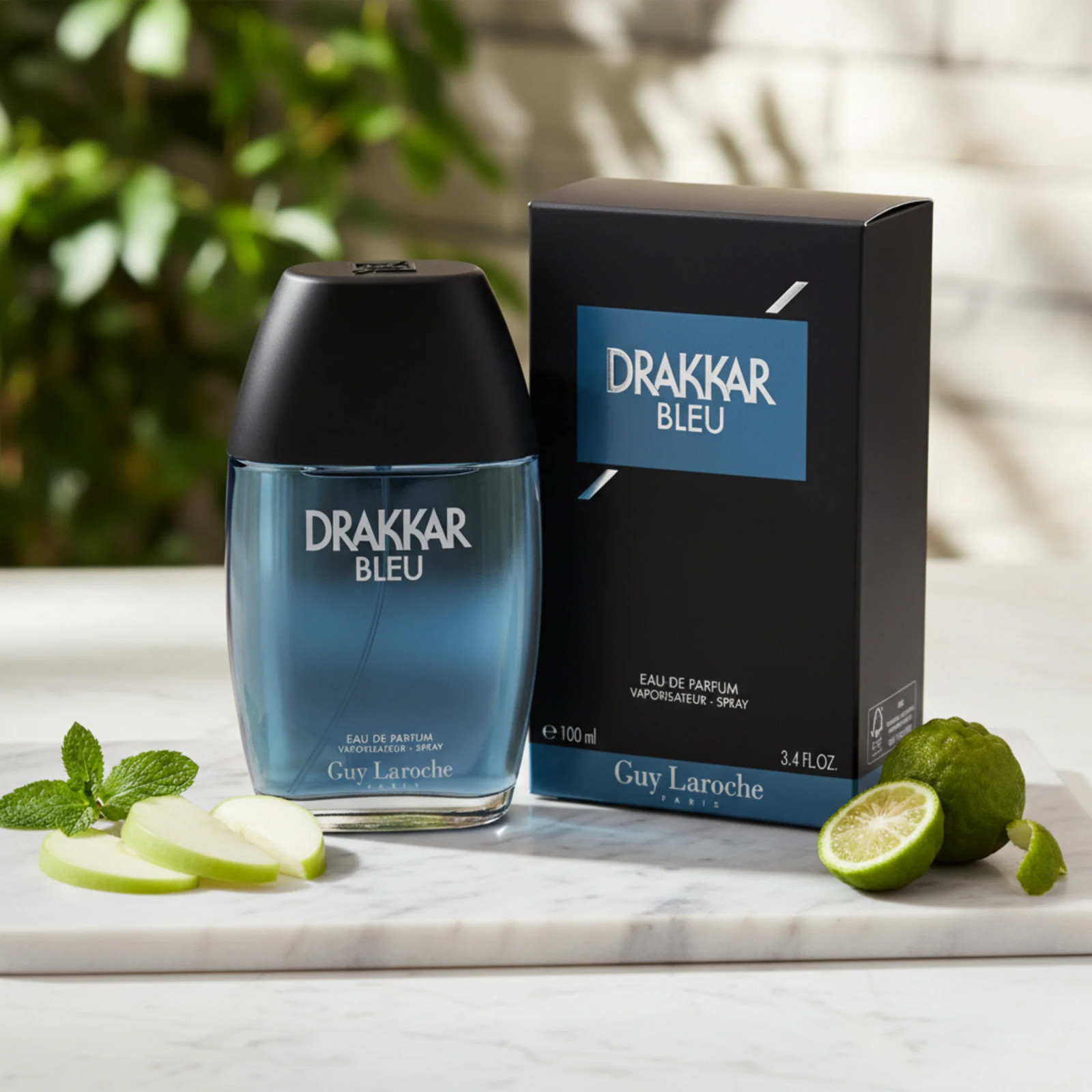 Guy Laroche Drakkar Bleu Eau de Parfum Spray Men 3.4 oz (100 ml) New Retail Box