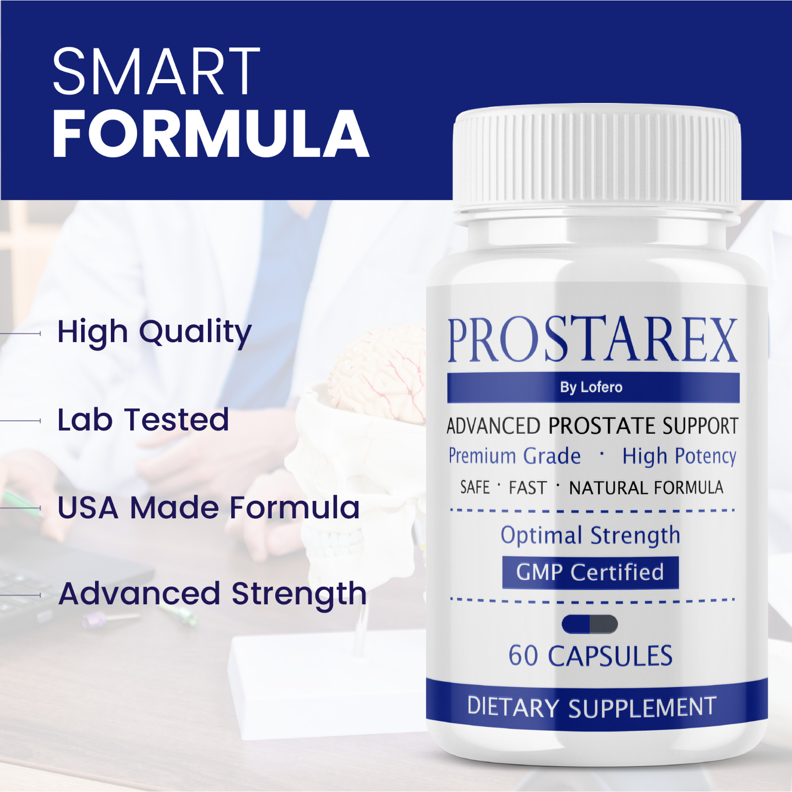 (5 Pack) Prostarex Capsules Prostate Supplements For Men Supports Health (300ct)