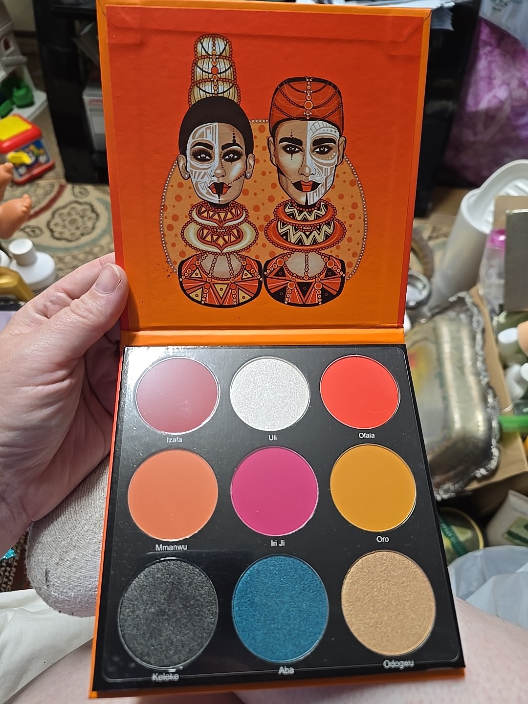 Juvia’s Place The Festival Authentic Eyeshadow Palette 1.14 Oz JP0804 9 Colors