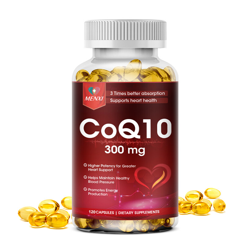 2X CoQ 10 Coenzyme Q10 Vegan Softgel 300mg Cardiovascular Heart Health 120 Caps