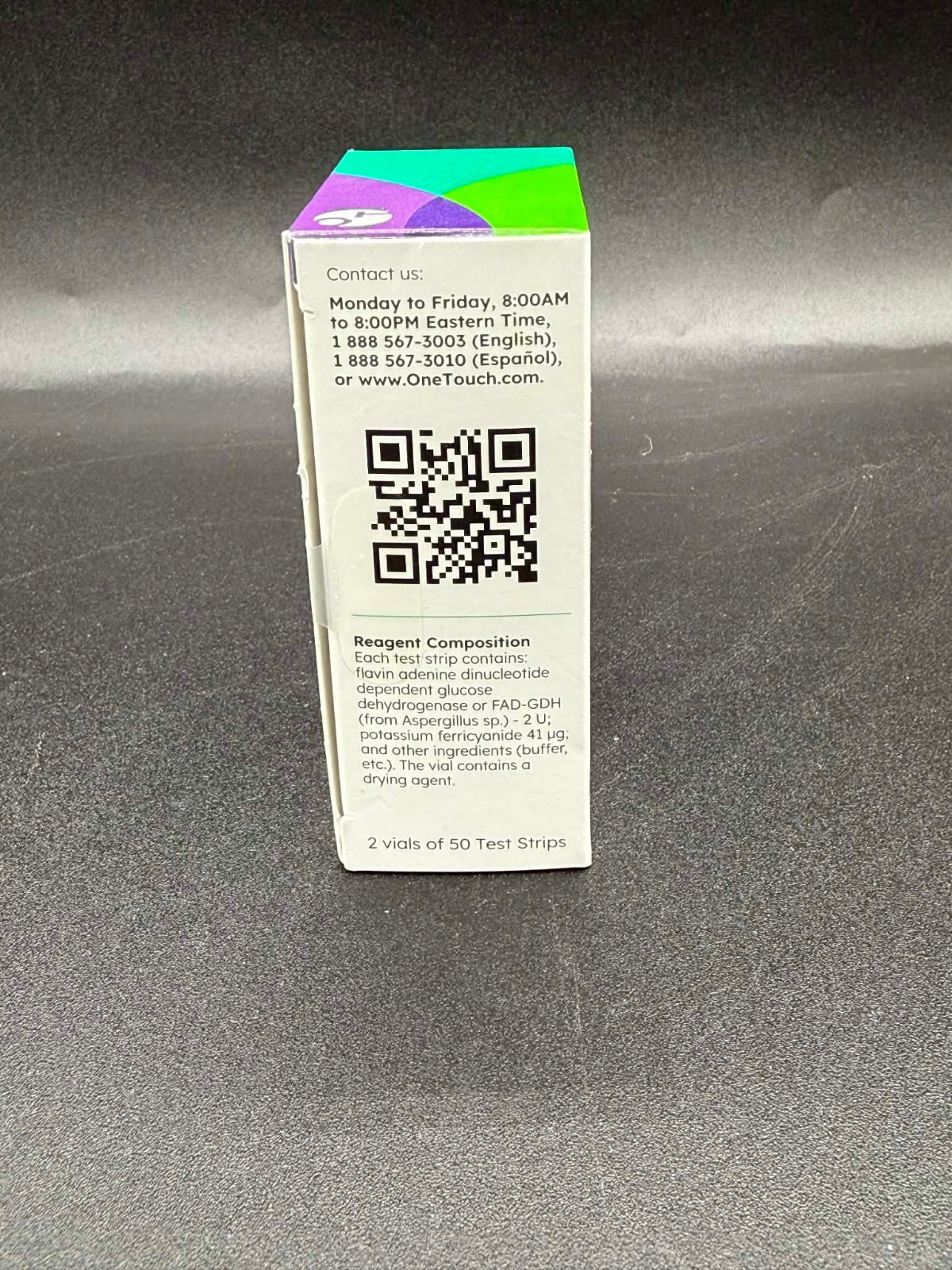 100 One Touch VERIO Diabetic Glucose Test Strips | 1x100ct | Exp 08/26 OR LATER!